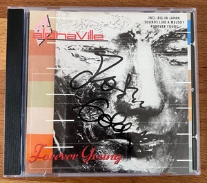 Autógrafo ORIGINAL - Marian Gold/ALPHAVILLE. pers. coleccionado. en CD. FOREVER Y - Imagen 1 de 1