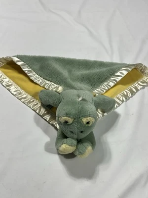 My Banky Froggy Plush Baby Security Blanket Satin Trim Double Sided Lovey 20” Sq - Image 1 of 4