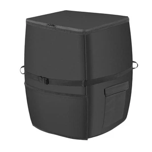 Black Waterproof Bathtub Heater Pump Cover with Storage Pocket and Zipper - Picture 1 of 6