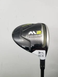 2017 TAYLORMADE M2 3 WOOD 16.5* REGULAR REAX 55 FAIR - Picture 1 of 10
