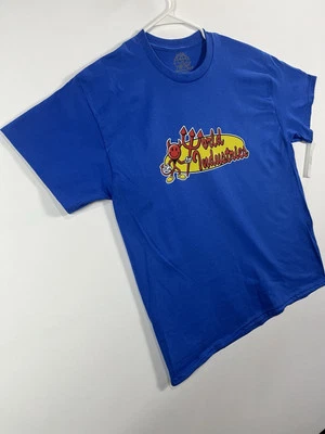 World Industries Blue T-Shirt (Men’s Size Medium) Retro-Logo, 90s Skateboard Tee - Image 1 of 4
