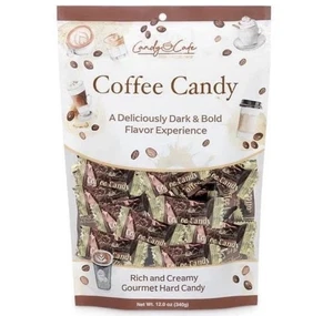 Candy Shop Brazilian Coffee Candy - Rich Gourmet Treat, 12 Oz Resealable Bag - Picture 1 of 2