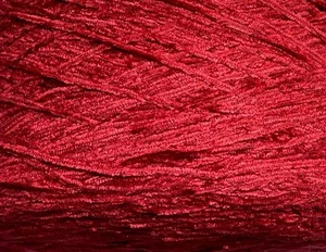 Job lot knitting yarn wool cone 559 grams Soft 100% Acrylic Chenille Red 8335 - Picture 1 of 3