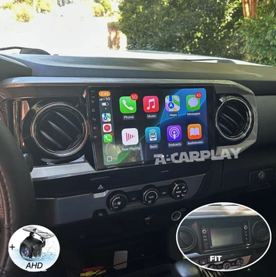 Apple CarPlay Radio Stereo for Toyota Tacoma 2016 2017 2018 2019 2020 Android 15 Foto 1 de 4