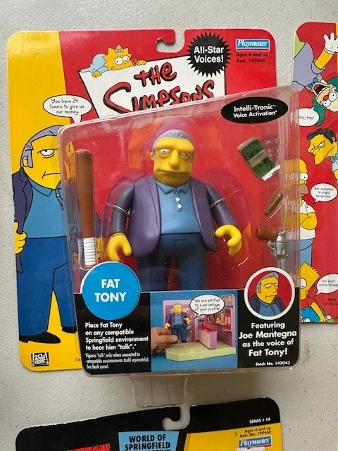 Figura Playmates Los Simpson 2002 Serie 1 Fat Tony Foto 1 de 1