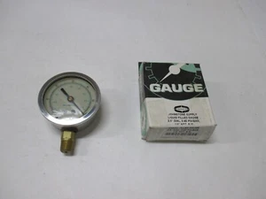 L38-641 UNIWELD 0-60 PSI DRUCKFLÜSSIGKEITSGEFÜLLTES MESSGERÄT 1/4" NPT BM - Bild 1 von 5
