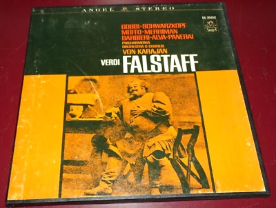 VERDI FALSTAFF, KARAJAN GOBBI SCHWARZKOPF MOFFO, 3 LP CL-3552, Opera - Image 1 of 4