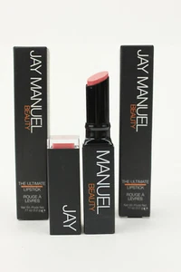 2 rossetti Jay Manuel Beauty The Ultimate Lovebite rosa trucco labbra lotto di 2 - Foto 1 di 5