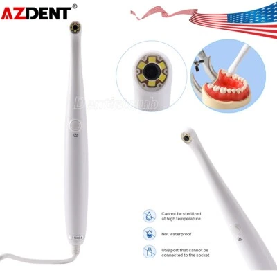 Cámara intraoral dental USB 6LED imágenes enfoque automático endoscopio oral 1/4 CMOS Foto 1 de 4