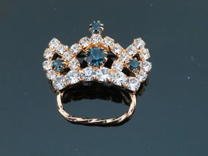 Broche/pin corona de oro firmado por hielo Eisenberg - Imagen 1 de 1