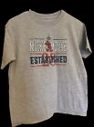 Disney Parks Youth Size Large Gray T-Shirt Mickey Mouse 1928 Licensed Ships Free