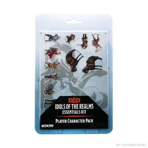 PAQUETE DE PERSONAJES DE JUGADOR D&D IR Essentials Kit Wizkids WZK94502 2D Miniaturas - Imagen 1 de 8