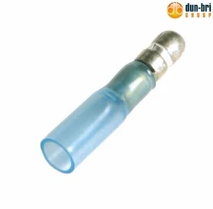 DBG Heat Shrink Insulated Crimp 5.0mm Male Bullet Terminal 1.5-2.5mm Blue 25 ... - Foto 1 di 1