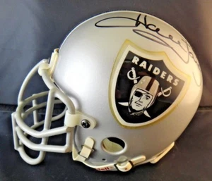 Howie Long Signed Oakland Raiders Mini Football Helmet - Picture 1 of 7