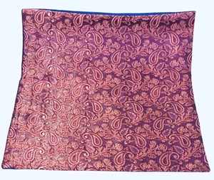 Cushion Cover - Pink and Gold Floral Pattern - Picture 1 of 12