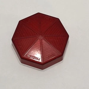Vintage Hexagon Red Clearance Light Lens - Triangle 16-30 SAE PI 71 - Bild 1 von 5