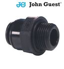John Guest straight adapter 15mm Push-In to 1/2" BSP thread  