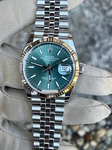 Rolex Datejust 126234 Silver Jubilee Bracelet with Silver Bezel - Picture 1 of 8