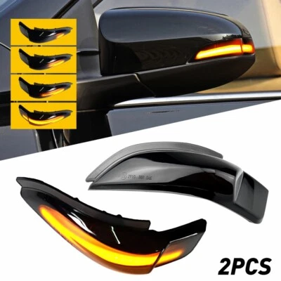 Left+Right Side Dynamic Mirror Turn Signal Light For Toyota Prius C 2012-2018 - Image 1 of 4