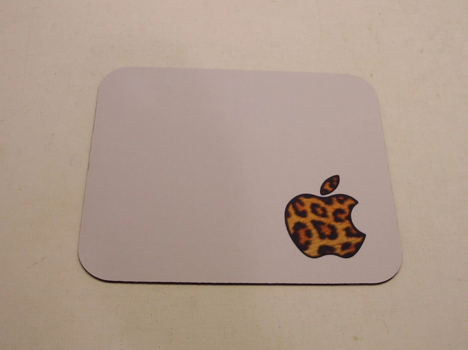 Apple Computer Logo OS X Leopard Mouse Pad - Image 1 of 1