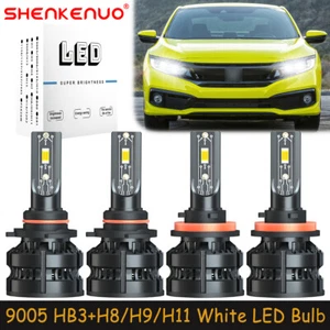 For Honda Civic 2015-2020 Combo 9005+H11 LED Headlights Bulbs High Low Beam Z8 - Picture 1 of 18