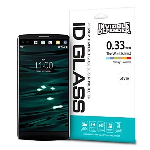 Protector Pantalla LG V10 | Ringke [Defensor Invisible] Cristal Templado [0,33 mm] Foto 1 de 4
