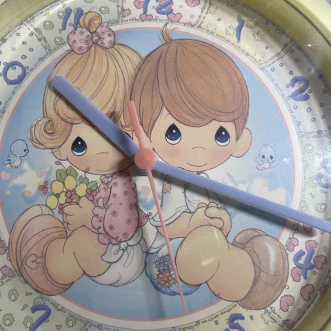NOS 8 1/2" Precious Moments  “Love One Another" Nursery Wall Clock Cover
