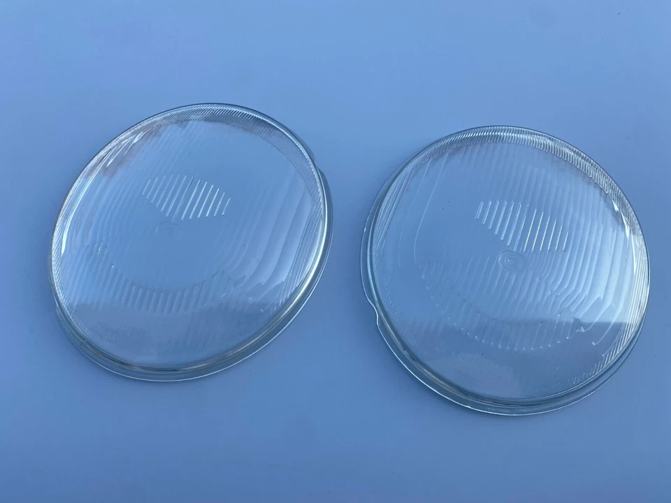 Conjunto de lentes de vidro vintage para faróis Cibie Porsche VW muito raro - Imagem 1 de 1