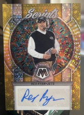 2023 Panini Mosaic Rex Ryan Scripts Auto Card Gold /10