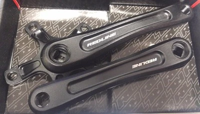 Redline Microline Crank Arm Set  Square taper 110mm B.C.D Black - Image 1 of 2