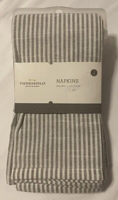 Threshold 100% Cotton, Striped Napkin Set, 4 Pack - Image 1 of 4