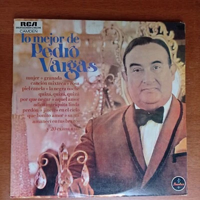 Pedro Vargas – Lo Mejor [1972] Vinyl 3xLP Latin Bolero Rancheras RCA Piel Canela - Image 1 of 4
