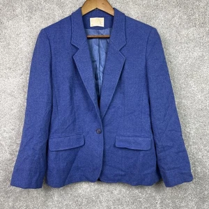 NO SIZE Pendleton 100 % Schurwolle lila Blazer Jacke Damen USA 2 Knöpfe - Bild 1 von 10
