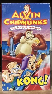 Alvin & the Chipmunks Kong! VHS Video Tape Go to the Movies King, Vintage - Picture 1 of 2