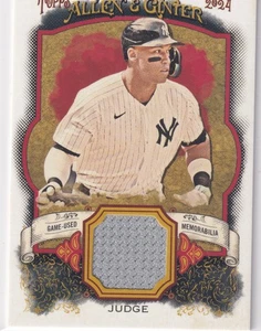 2024 Topps Allen & Ginter #AGR-AJ Aaron Judge SP Reliquia Yankees - Imagen 1 de 2