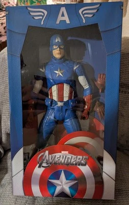 Фигурка NECA CAPTAIN AMERICA The Avengers масштаб 1/4 18 дюймов. Новый в коробке. ПРОДАВЕЦ ИЗ США - Изображение 1 из 4
