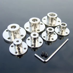 3-14mm Flange Rigid Shaft Coupling Coupler Collar Clamp Bracket Motor Connector* - Picture 1 of 28