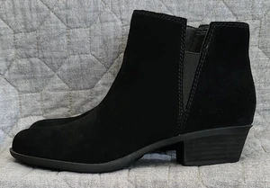 EUC Lucky Brand Damen-Stiefelette Bessie Leder seitlicher Reißverschluss in Schwarz; Größe 7 - Bild 1 von 10