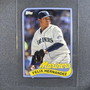 KING FELIX HERNANDEZ 2014 Topps Baseball Insert 1989 Topps Die-Cut Minis #TM-45 - Picture 1 of 2