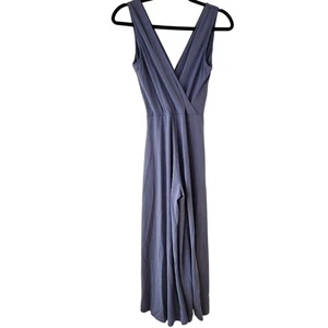 Damen Jumpsuit weites Bein Stretch bequem Athleisure Periwinkle lila Größe S - Bild 1 von 5