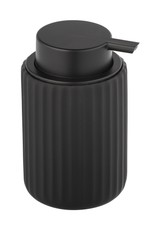 WENKO Keramik Seifen Spender 300 ml Dosierer Flüssigseifen BELLUBO Schwarz
