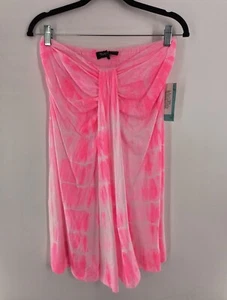 Raviya Tye Dye Tube Dress Nwt L Pink 048 - Picture 1 of 6
