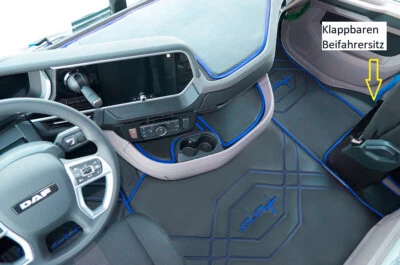 Camion Tapis de Sol Tunnel - Convient pour DAF XG [Neuf] à Partir De 2022 - Photo 1/3