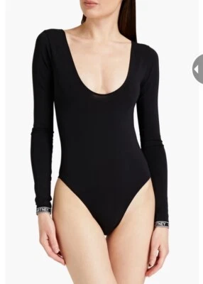 Stella McCartney Ivy Chatting Black Bodysuit NWT Size Medium - Image 1 of 4