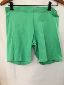 New Wonder Nation Green Biker Shorts Girls Tough Cotton XL 14-16 Plus - Picture 1 of 4