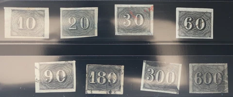 brazil stamps sc#21-28 no faults 1st printings Cover