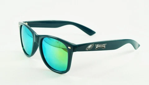 PHILADELPHIA EAGLES WAYFARER REFECTION SUNGLASSES UV400 AND W/FREE POUCH/BAG NEW Cover