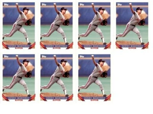 (7) 1993 Topps # 610 Denny Martinez Montreal Expos Card Lot - Picture 1 of 2