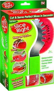 EZ Carve Melon Slicer - Slice & Serve Cake, Watermelon, Cantaloupe AS SEEN ON TV - Picture 1 of 1