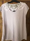 ❤️❤️MARKS AND SPENCER  ❤️ LACE DETAIL TOP ❤️ PALE PINK ❤️ UK SIZE 12 ❤️❤️     